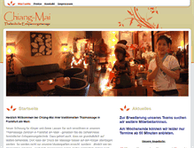 Tablet Screenshot of chiangmai-massage.de